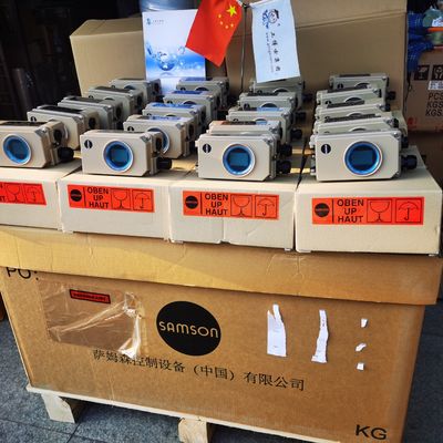 Samson Pneumatic Smart Positioner 3730-31001 con l'elettrovalvola a solenoide della valvola a farfalla e di Asco