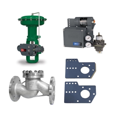 Valvola di controllo con Fisher 667/657 Attuatore pneumatico DVC6200/3582/3582I Valve Positioner Bracket E 67CFR-225 Filter Regulator