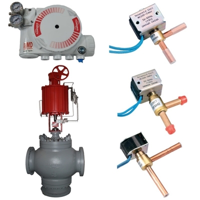 Controller di valvola di flusso Logix 3200MD posizionatore, dotato di attuatore pneumatico e valvola solenoide DELIXE