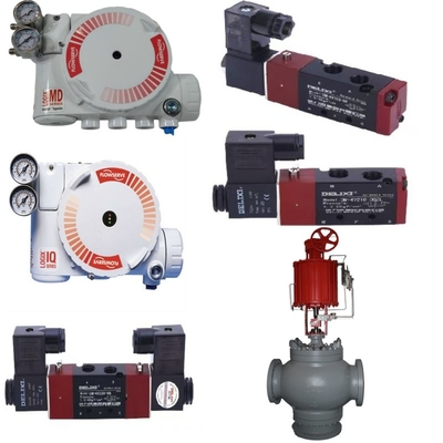 Controller di valvola di flusso Logix 3200MD posizionatore, dotato di attuatore pneumatico e valvola solenoide DELIXE