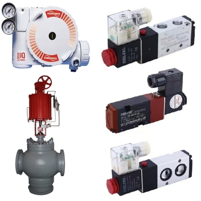 Controller di valvola di flusso Logix 3200MD posizionatore, dotato di attuatore pneumatico e valvola solenoide DELIXE