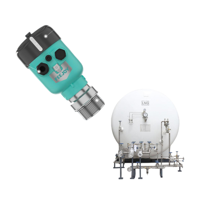 Misurazione del livello del contenitore con il trasmettitore di livello radar FeeJoy RRF5 a 80 GHz