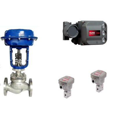 Accessori di valvola di controllo FISHER DVC6200 Samson 4763 Spirax SP7 e Burkert Valvola solenoide in ottone 6524 con diaframma 2/2-way resistente alle alte temperature
