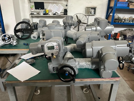 AUMA SA07.2 SA07.6 Valvole di controllo elettriche Attuatore con cambio GST e controllo dell'attuatore AM per controllo accurato
