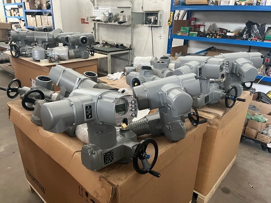 Azionatori di valvole multi-torno SA 07.2 SA07.6 SA10.2 SA14.2 SA16.2 SA 14.6 Azionatori elettrici e ingranaggi GST con valvole BAll cinesi