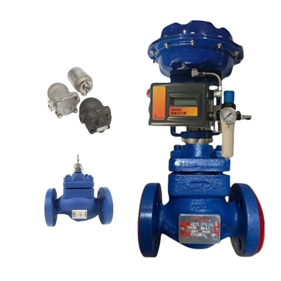 Spirax Sarco Control Valve KE73 con Fisher DVC2000 Positioner e Flanged Steam Trap FT14/FT44/FTS14-10/TD32F DN40 Spirax Sarco Steam Trap