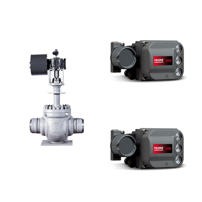Galleggiante KTM EB1 OM-2 Valvole a sfera Attuatore a chiave Fisher DVC6200 HC posizionatore a azione singola per montaggio a pattinaggio