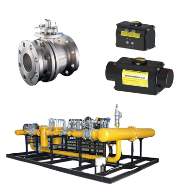 Galleggiante KTM EB1 OM-2 Valvole a sfera Attuatore a chiave Fisher DVC6200 HC posizionatore a azione singola per montaggio a pattinaggio