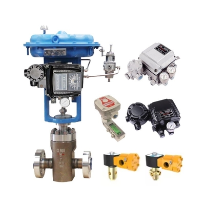 Valvo di controllo automatico del flusso Rotork YT-1000R Valvo elettro-pneumatico posizionatore e regolatore di filtro Fisher 67C 67CFR 67CFSR