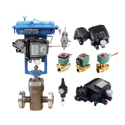 Valvo di controllo automatico del flusso Rotork YT-1000R Valvo elettro-pneumatico posizionatore e regolatore di filtro Fisher 67C 67CFR 67CFSR
