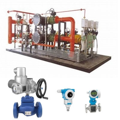 Auma Multi-Turn Valve Actuator SA 07.2 SA10.2 SA14.2 SA16.2 Attuatori elettrici con Endress e Hauser Pressure Tansmitter su Keystone Butterfly Valve per Chinese Skid