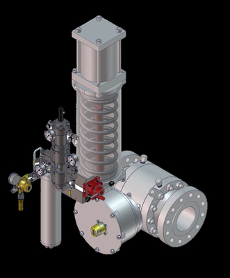 VRG Valvole di controllo pneumatiche Valvola di controllo rotante lineare Fisher DVC6200 Valve Positioner per applicazioni di controllo del gas naturale