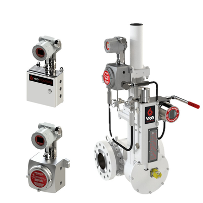 VRG Rotary Control Valve Packages Modular Customized Valve Gas Positioner Pilot Controllers per l'industria del controllo del gas naturale