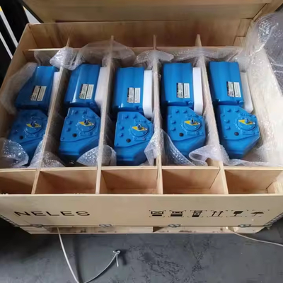 Stock Neles Serie K Limit Switch doppio effetto B1 Valmet Tipo di pistone Quarter Turn Attuatori pneumatici con valvola a sfera