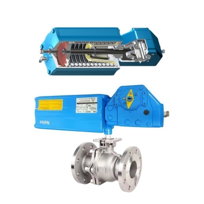 Stock Neles Serie K Limit Switch doppio effetto B1 Valmet Tipo di pistone Quarter Turn Attuatori pneumatici con valvola a sfera