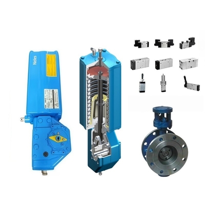 Stock Neles Serie K Limit Switch doppio effetto B1 Valmet Tipo di pistone Quarter Turn Attuatori pneumatici con valvola a sfera