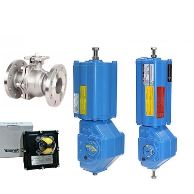 Stock Neles Serie K Limit Switch doppio effetto B1 Valmet Tipo di pistone Quarter Turn Attuatori pneumatici con valvola a sfera