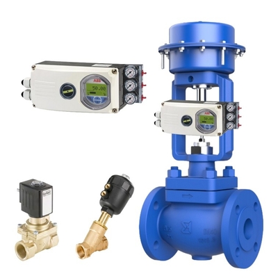 Lo stesso di Spirax Sarco Control Valve Bithermo Valve con Fisher ABB Positioner e Burkert Soleniod Valve