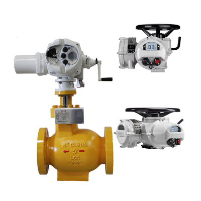 Fabbrica di valvole di controllo del flusso assiale elettrico A2000 Customized OEM Rotork Auma Limitorque Electric Valve Actuator Controller