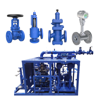 Non standard di recupero del calore Skid fabbrica soluzioni personalizzate Bellows sigillato valvola di arresto Valvola di sicurezza misuratore di flusso di vapore in vendita