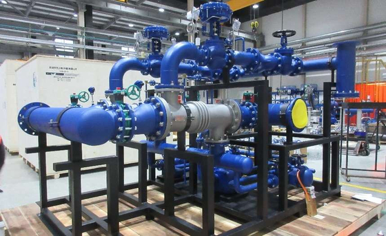 Non standard di recupero del calore Skid fabbrica soluzioni personalizzate Bellows sigillato valvola di arresto Valvola di sicurezza misuratore di flusso di vapore in vendita