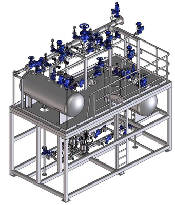Soluzioni di recupero del calore non standard cinesi Skid personalizzate Valvola di sicurezza Bithermo Valvola di controllo del flusso di vapore Valvola di controllo della trappola di vapore