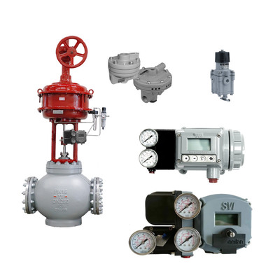 Fabbrica cinese di valvole di controllo pneumatiche a sede singola personalizzate Baker Hughes Masoneilan Svi1000 Svi2 Svi3 Posizionatore digitale per valvole