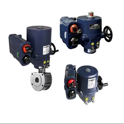 Valvola di controllo di marca cinese Valvola a sfera con rotore ROM a rotazione parziale Attuatori elettrici a trasmissione diretta con comandi locali