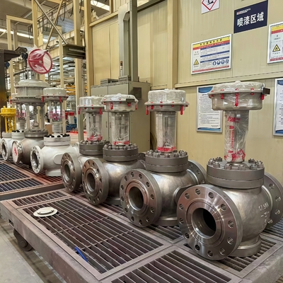 Cina WUZHONG Valvola di controllo criogenica ad alta pressione bilanciata e Neles ND7000 Intelligent Valve Controller