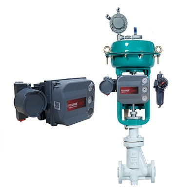Posizionatore per valvola Fisher DVC6200, resistente alla corrosione, valvola di controllo a sede singola diritta