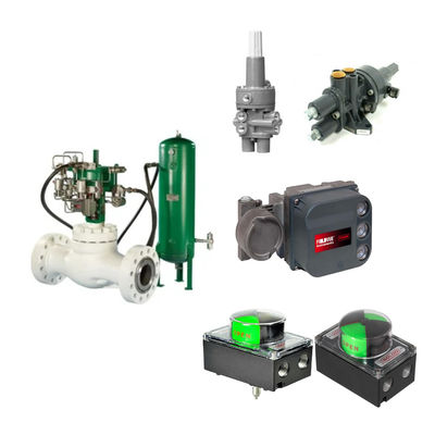 Valvola di controllo di marca cinese con posizionatore Fisher DVC6200, valvola di intercettazione Fisher 377, solenoide Solso SB, finecorsa
