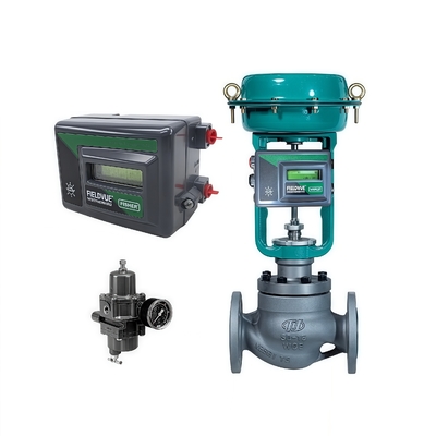 Valvola di controllo del diaframma pneumatico ad alta temperatura Fisher DVC2000