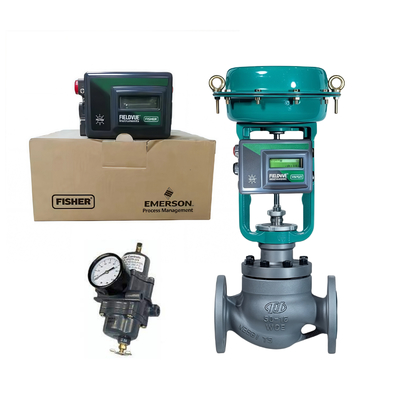 Valvola di controllo del diaframma pneumatico ad alta temperatura Fisher DVC2000