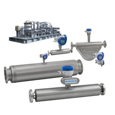 Coriolis Flowmeter Krohne OPTIMASS 1400 Liquid and Gas Flow Measurement Devices Coriolis Mass Flow Meters for Process Control 