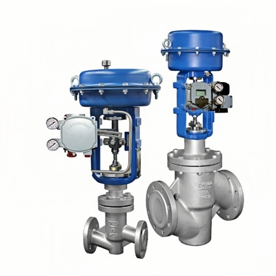 Posizionatore valvole intelligente Masoneilan SVI1000 SVI2 SVI3, pneumatico, a membrana, rivestito, valvola di controllo a sede singola per l'industria chimica