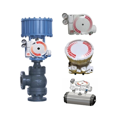 Valvole di controllo angolari per acque grigie cinesi con posizionatore digitale pneumatico Logix 3200 MD Flowserver USA