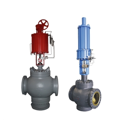Valvola di controllo a tre vie pressione valvola di controllo in gabbia bilanciata Samson 3730 Tipo posizionatore di valvola elettro pneumatica HART
