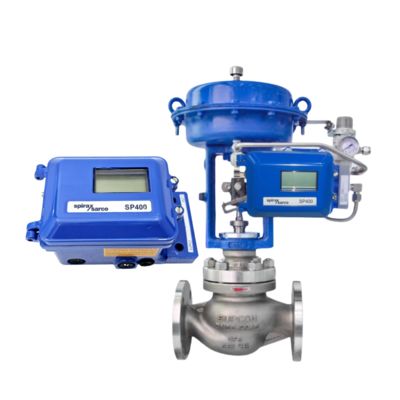 Valvola di controllo pneumatica Spirax Sarco SP400 SP500 Controller di valvola intelligente