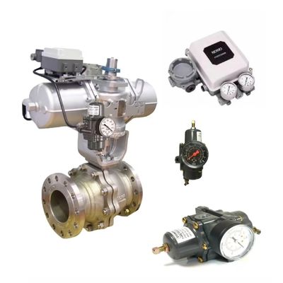 Valvola di controllo cinese con attuatori pneumatici KTM AW AWN e posizionatore valvole KOSO EPA800 EPB 800 EPC800 e filtro regolatore Fisher 67cfr