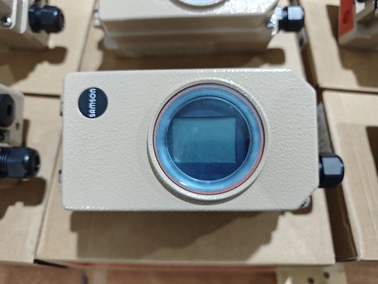 Valvola a sfera pneumatica di controllo cinese con posizionatore valvole Samson 3730 3731 e elettrovalvola 3963