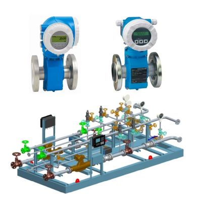 Skid per processi chimici nuovi di zecca e misuratore di portata elettromagnetico Endress+Hauser Proline Promag P 300 E+H 5P3B25 5P3B40