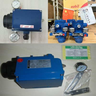 Valvola di controllo con attuatore pneumatico e azbil AVP100 AVP102 Pneumatic Smart Valve Positioner
