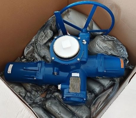 Trattamento dell'acqua del GNL Attuatore elettrico intelligente Industrial Electric Triple Eccentric Butterfly Valve