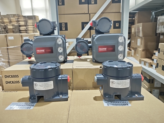 Valvola di controllo pneumatica cinese con controllore valvola Fisher DVC6205+DVC6215 Sensore di corsa remoto Posizionatore valvola split type