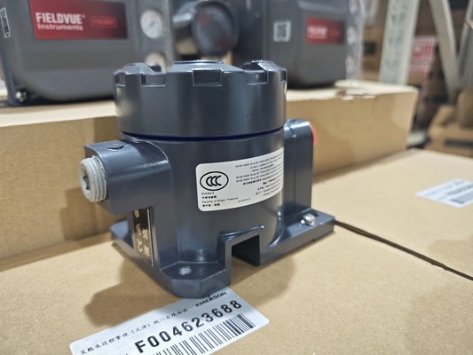 Valvola di controllo pneumatica cinese con controllore valvola Fisher DVC6205+DVC6215 Sensore di corsa remoto Posizionatore valvola split type