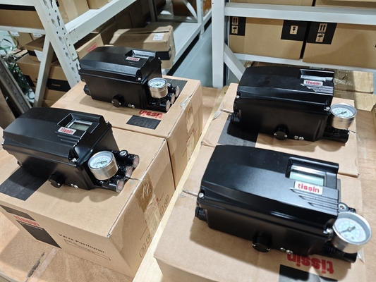 Valvole a sfera pneumatiche con posizionatore intelligente Smart Tissin TS800/TS805 Series originale coreano e filtro regolatore SMC AW20
