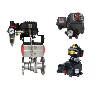 Valvole a sfera con posizionatore elettro-pneumatico Tissin TS600 originale con interruttore di limite e regolatore di filtro IMI NORGREN B64G