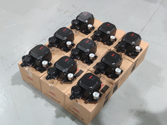 Valvole a sfera con posizionatore elettro-pneumatico Tissin TS600 originale con interruttore di limite e regolatore di filtro IMI NORGREN B64G