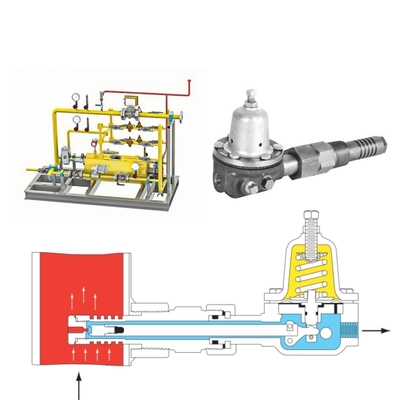 Regolatori a funzionamento diretto Fisher serie 1305 regolatori riduttori di pressione gas naturale per materie congelate