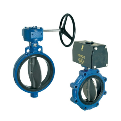 Flancia pneumatica della valvola a farfalla della serie Keystone F990 DN25-DN300